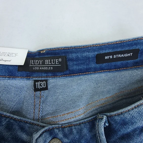 Judy Blue Women's Straight Leg Jeans - Light Blue - Picture 6 of 11